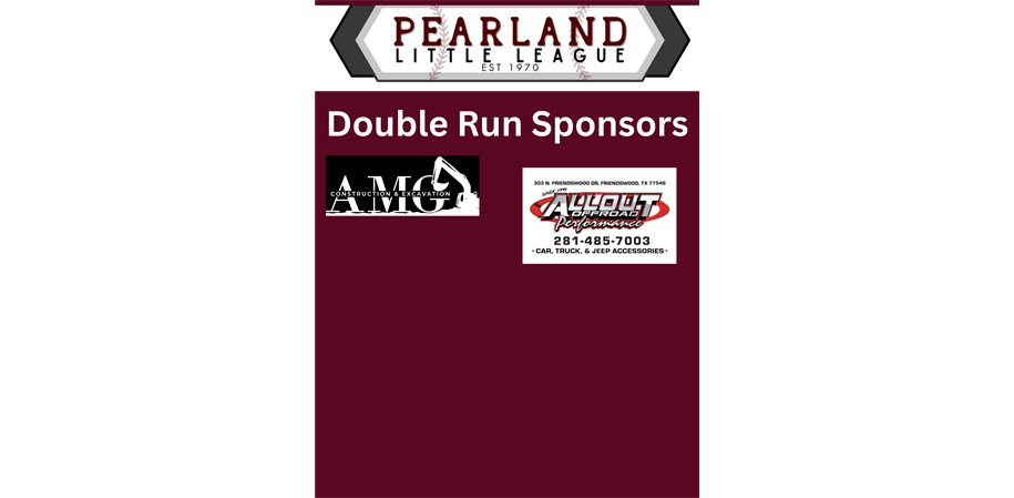 Double Run Sponsors